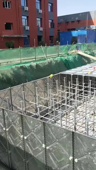 Sgc カスタマイズされた地下タンク ポンプ統合された消火給水装置の消防水タンク